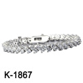 Nouveau Design Bracelets en argent 925 avec diamant et zircon. (K-1766)